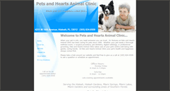Desktop Screenshot of petsandheartsvets.com